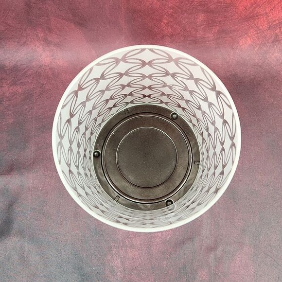 🦋NIB Partylite Island Inspiration Frosted Pillar Hurricane - Picture 6 of 6